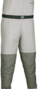 Allen Company Platte Pro Breathable Stockingfoot Fishing Chest Wader, Large, Gray
