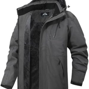 Men's Ski Jacket Warm Winter Snow Coat Waterproof Mountain Windbreaker Snowboarding Jacket Hooded for Hiking Traval